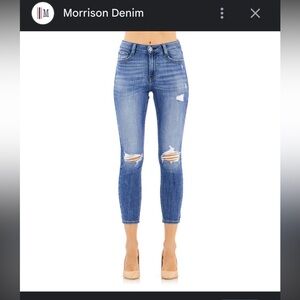 Morrison surfer girl size 26 Distressed Blue Jeans